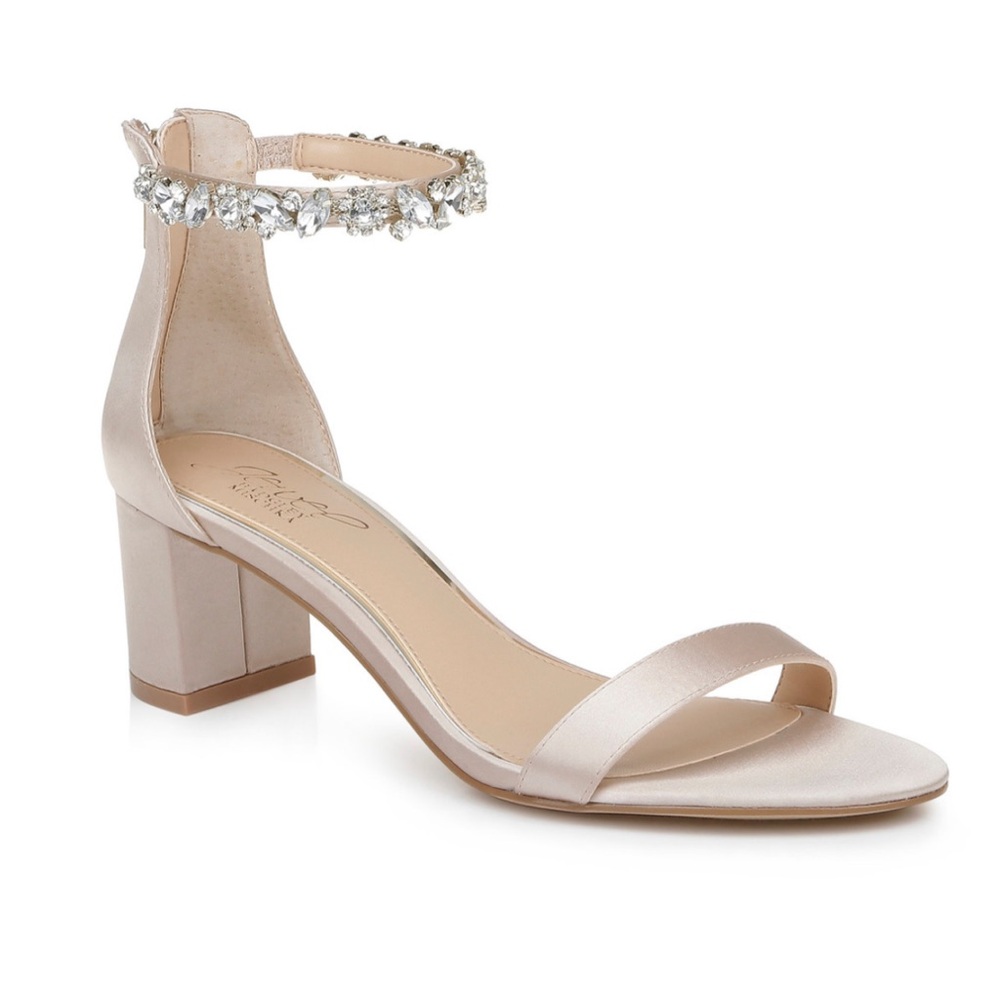 Jewel Badgley Mischka Catalina Ankle Strap Sandal